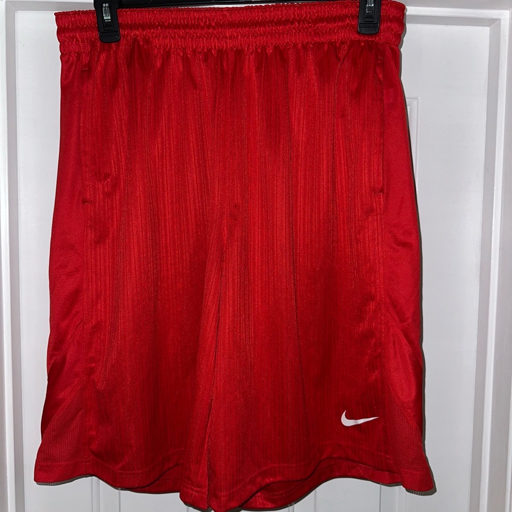 Nike Men's Red Athletic Shorts